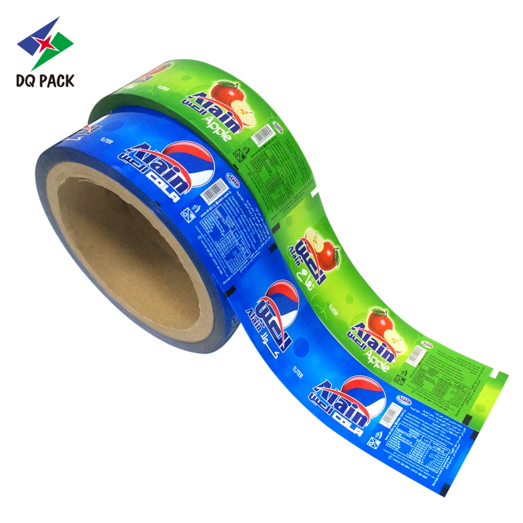 Dq Pack Customized Printing Shrink Sleeve Wrap Printable Glass Bottle Rolls Bottle Label