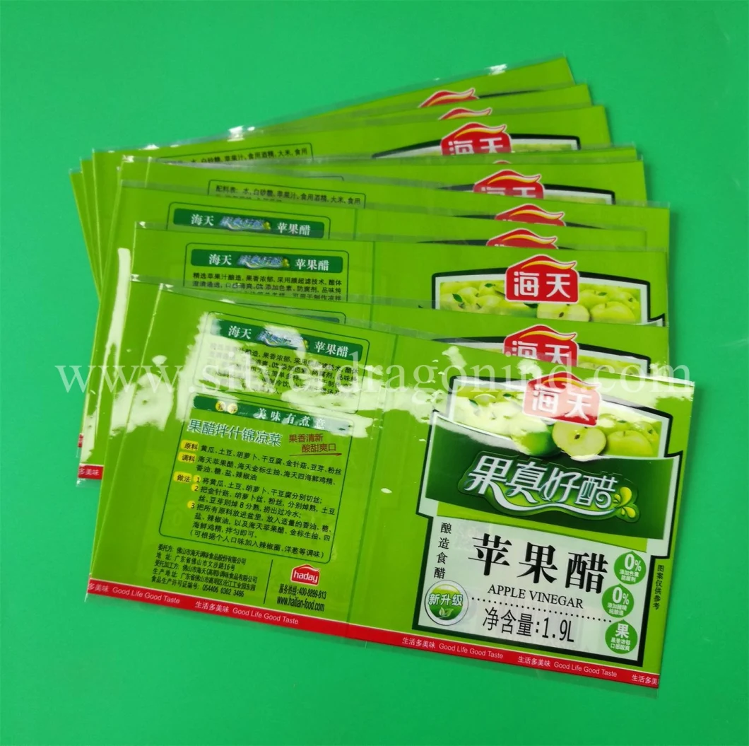 Custom PVC Shrink Sleeve Label for Beverage Bottle Wrap