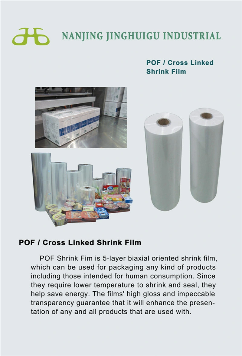 Custom Transparent Clear POF Plastic Heat Shrink Wrap Bags for Packaging