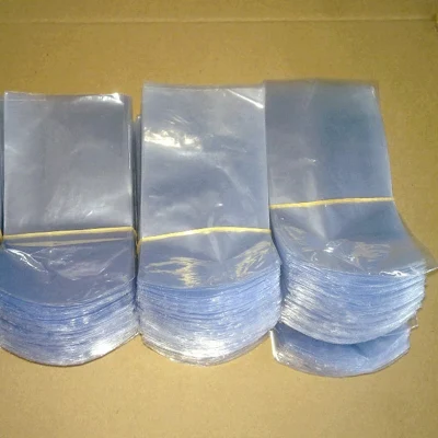 Заводской прозрачный термоусадочный плоский пакет из полиолефина POF